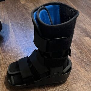 Adult Black Orthopedic Boot